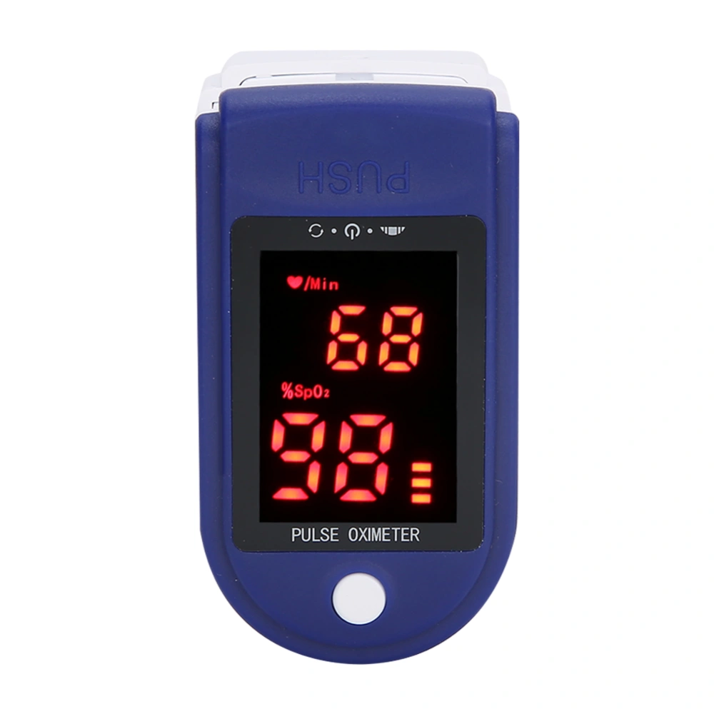 Portable Fingertip Pulse Oximeter Blood Oxygen Saturation Pulse Rate Monitor Detector