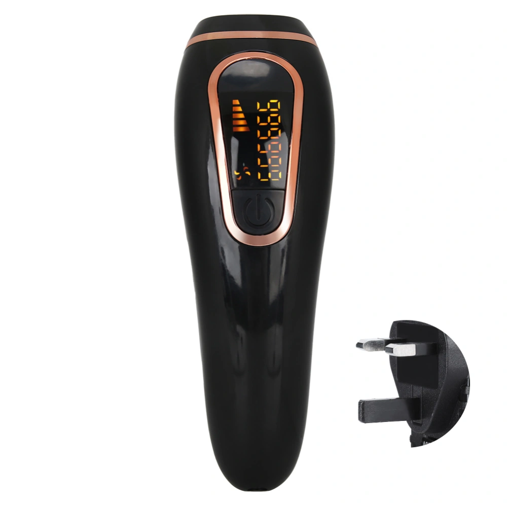 500,000 Flash IPL Hair Removal Machine Adjustable Whole Body Hair Removal Tool Black 110‑240VUK Plug