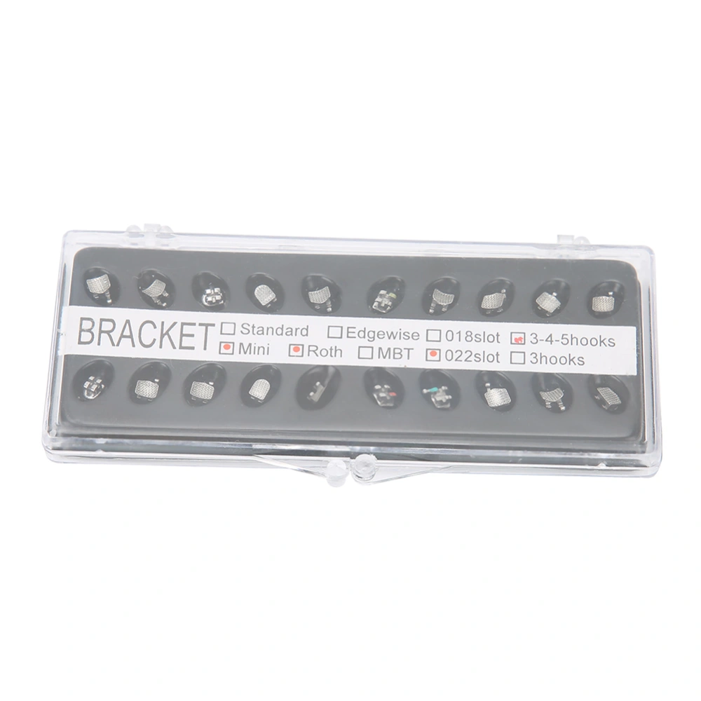 20pcs Orthodontic Metal Dental Bracket Brace Self&#8209;Ligating Dentist Material