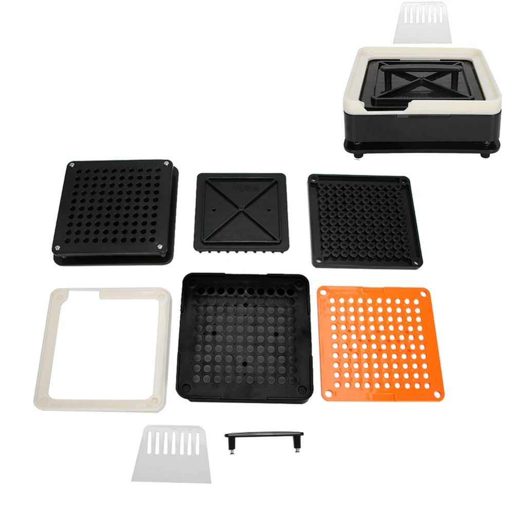 100 Holes 0# ABS Manual Capsule Filler Capsule Powder Pressing Filling Machine Plate Black