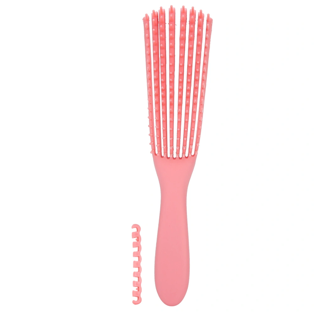 AntiStatic Barber Hair Massage Comb Professional Hairdressing Hair Salon Combs Octopus Shape(Pink )