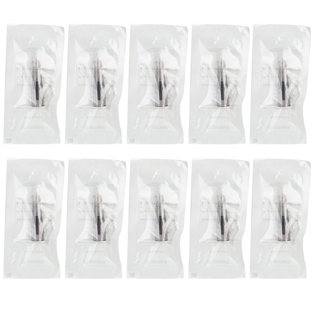 10pcs UShape 9 Pin Microblading Needles Eyebrow Tattoo Cartridge Needle Blade