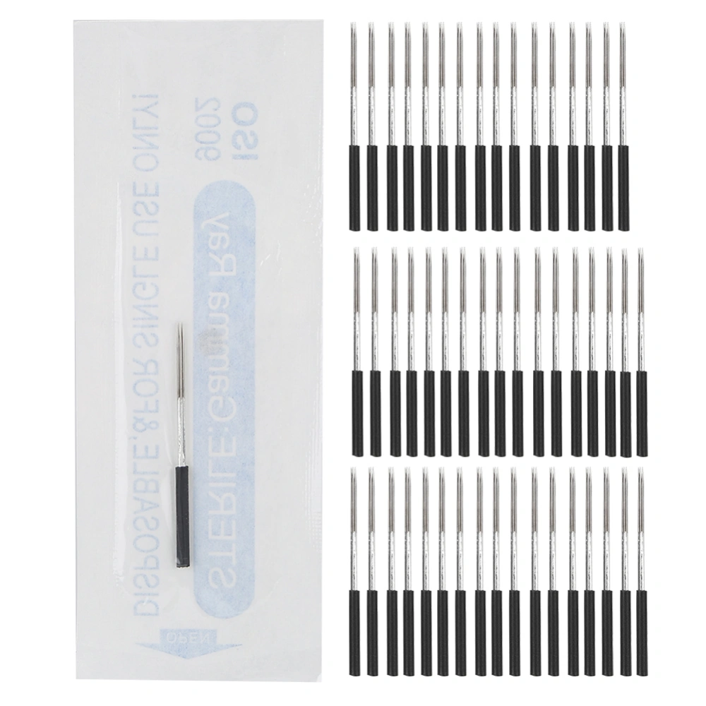 50pcs Lengthened Tattoo Needle Microblading Fast Coloring Eyebrow Tattoo Needle Accessory5RS