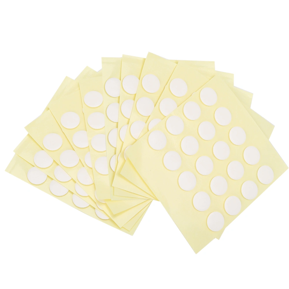 200Pcs Transparent Round Double Sided Tape Sticker Strength Adhesive Sticker Nail Art10mm