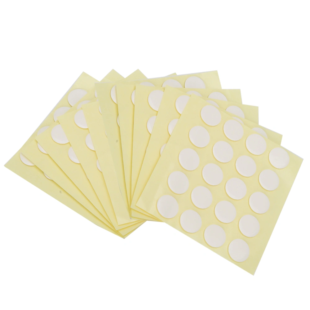 200Pcs Transparent Round Double Sided Tape Sticker Strength Adhesive Sticker Nail Art12mm