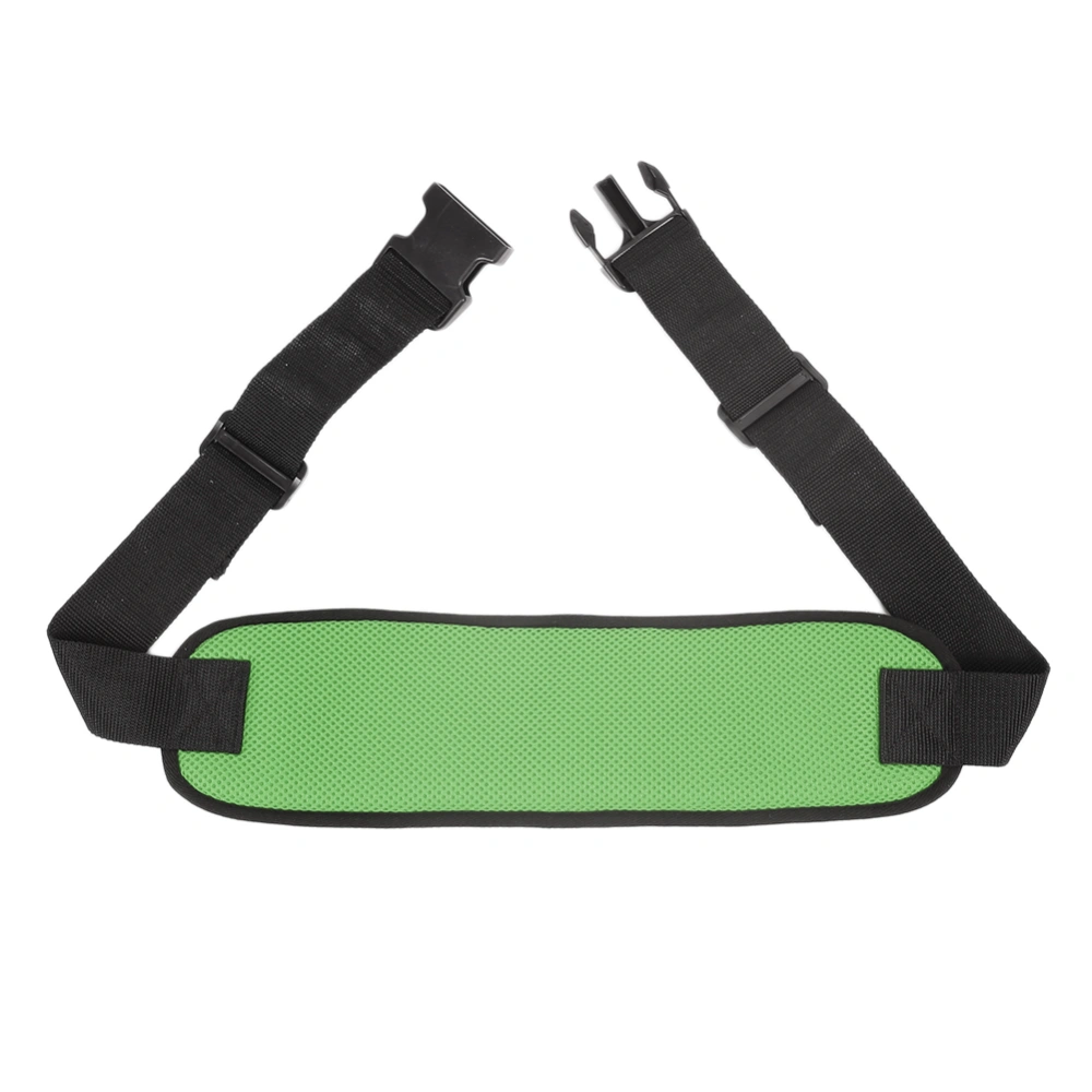 Wheelchair Seats Belt Adjustable Safety Harness Fixing Breathable Brace for the ElderlyLight Green Average Size