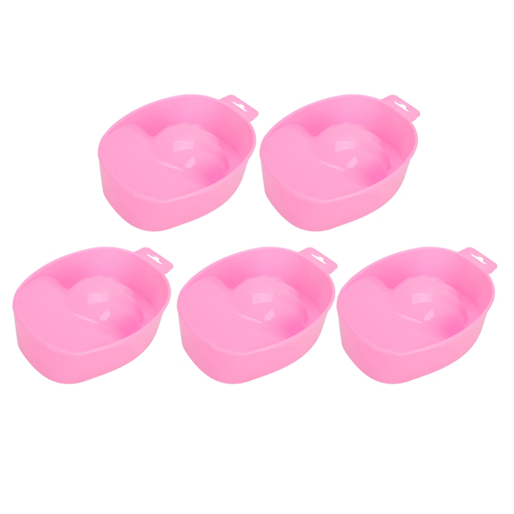 5 Nail Polish Removal Bowls Nail Art Soaking Tray Gel Remover Manicure Spa Nail Care Tools