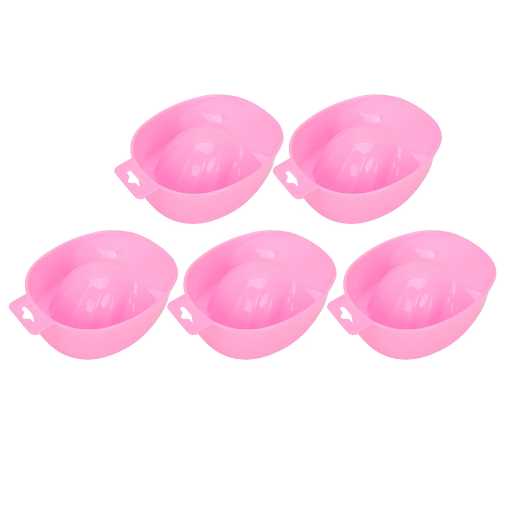 5 Nail Polish Removal Bowls Nail Art Soaking Tray Gel Remover Manicure Spa Nail Care Tools