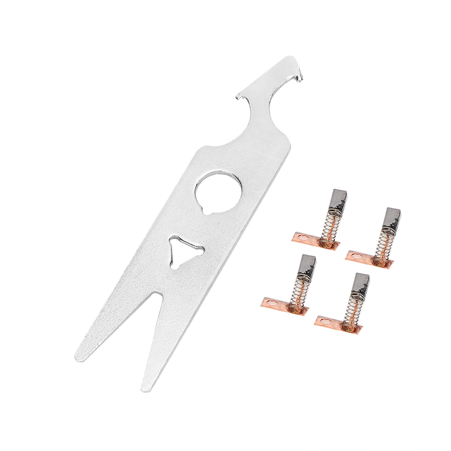 2 Pairs Carbon Brush Wrench Set Nail Drill Handpiece Accessory Replacement Part