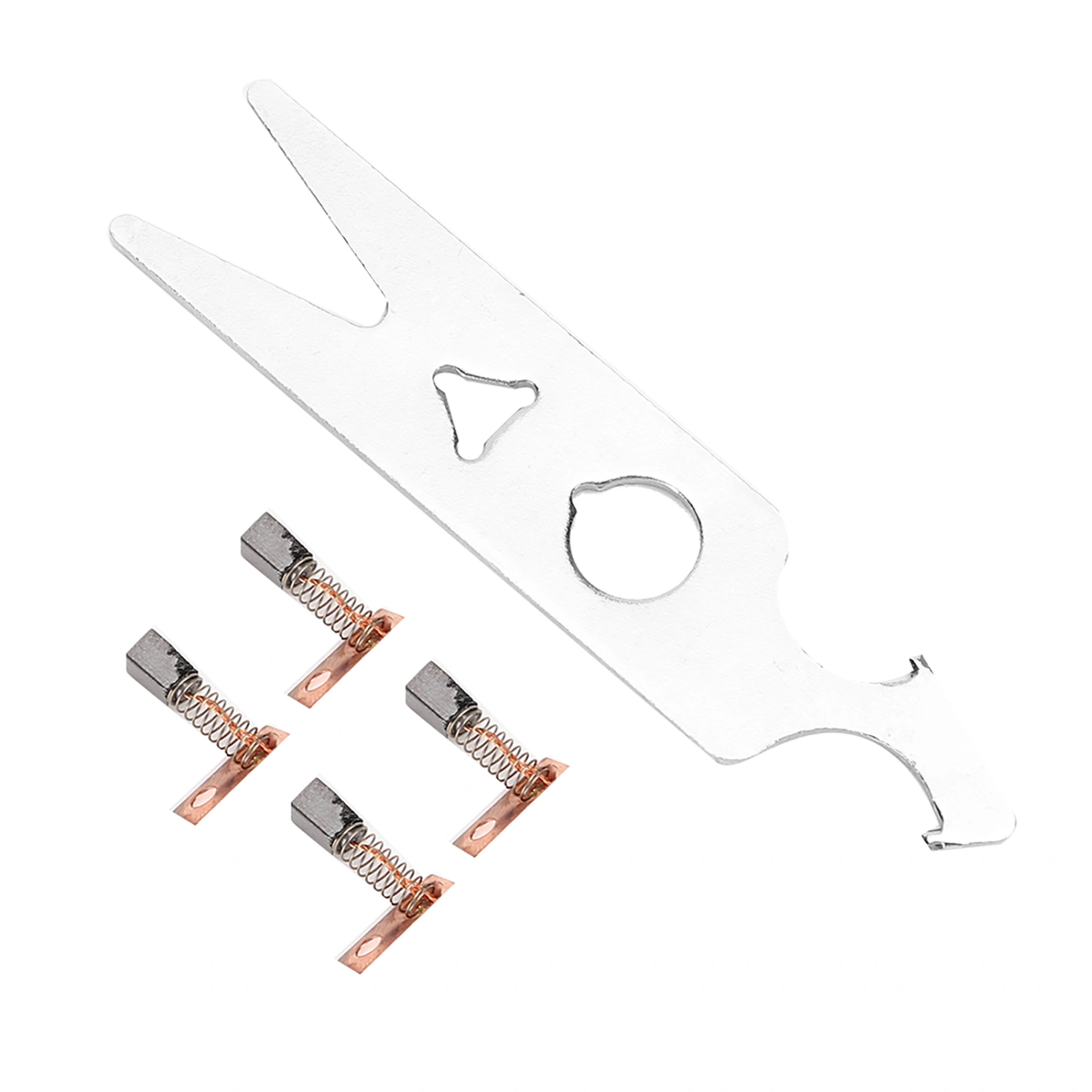 2 Pairs Carbon Brush Wrench Set Nail Drill Handpiece Accessory Replacement Part