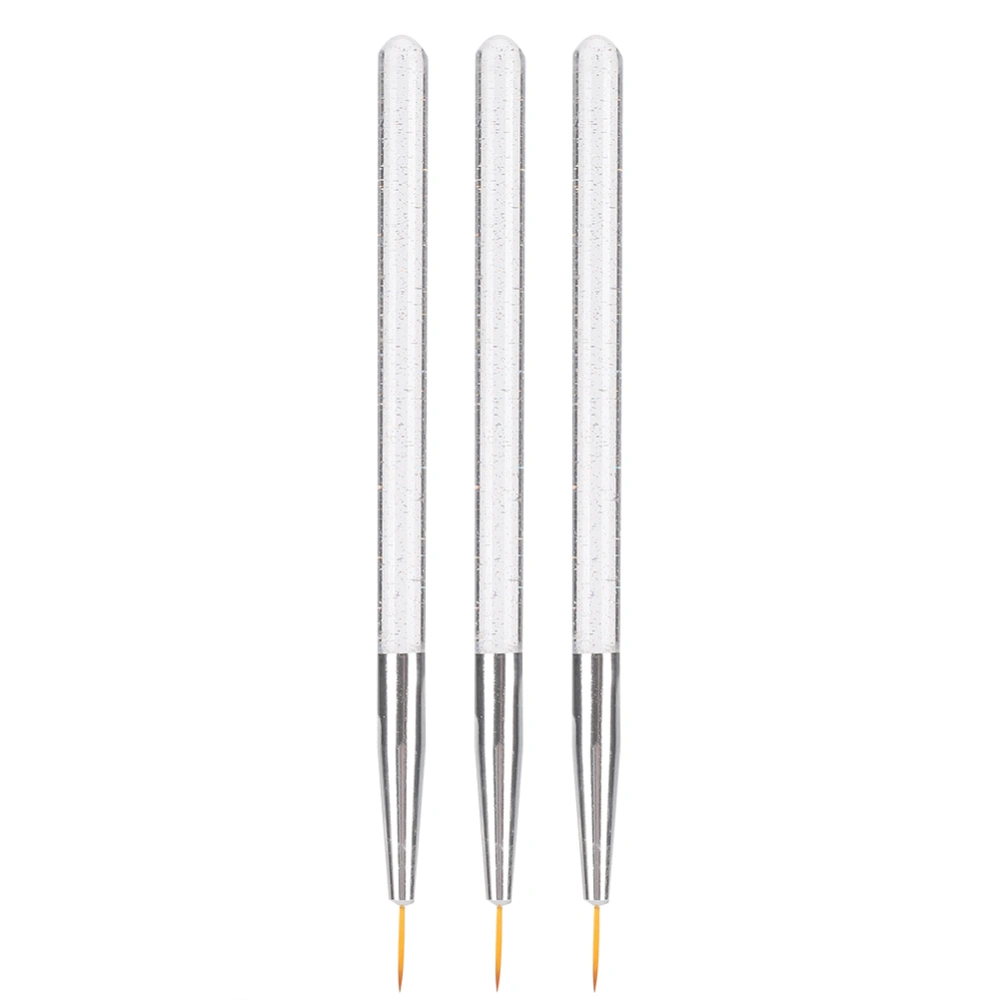 Nail Art Liner Brush Exquisite Nail DIY Line Drawing Painting Brush Pen Manicure ToolWhite