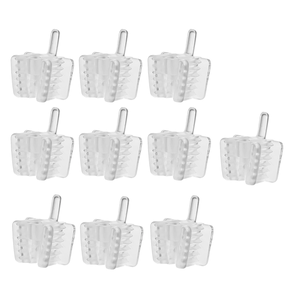 10pcs Dental Silicone Mouth Support Holding Reusable Mouth Opener RetractorS