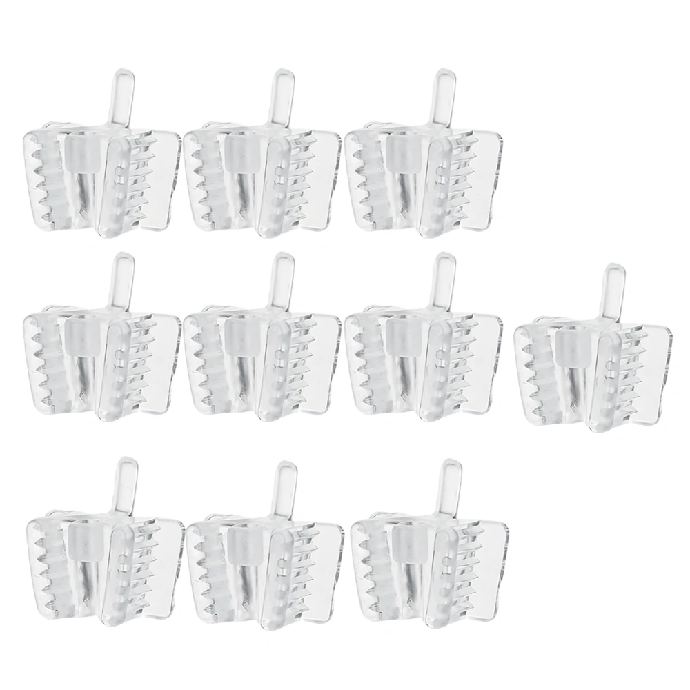 10pcs Dental Silicone Mouth Support Holding Reusable Mouth Opener RetractorL