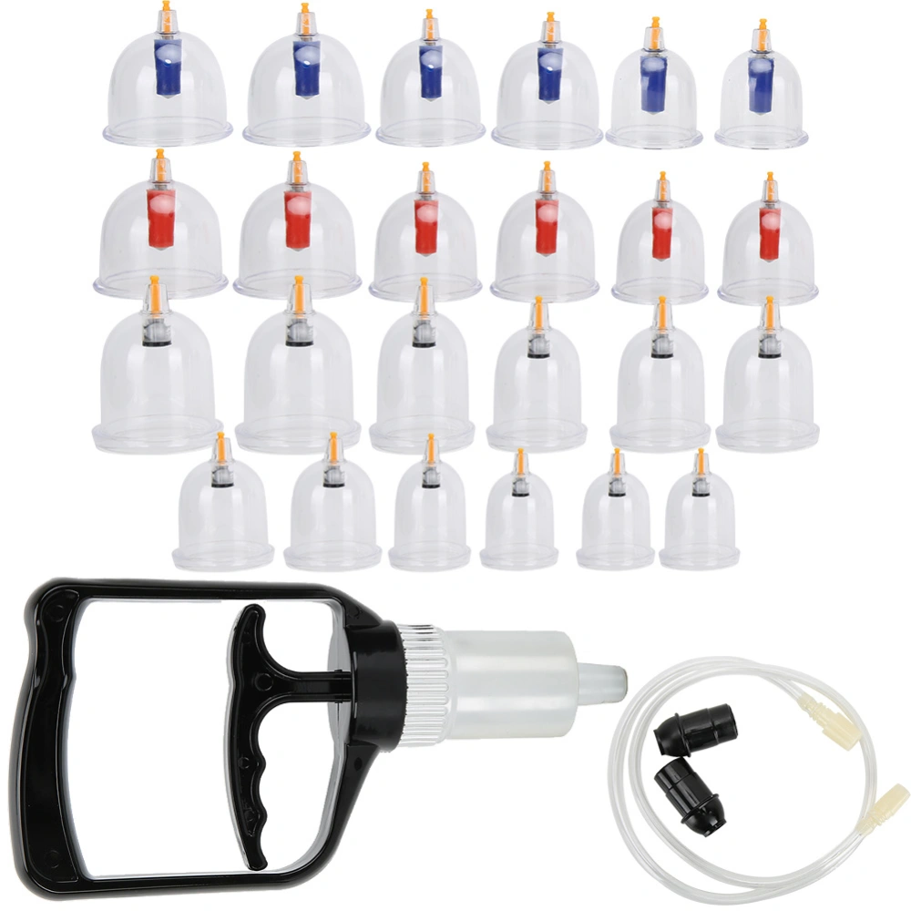 Household Vacuum Cupping Kit Magnet Therapy Vacuum Tube Cupping Set for Healthy Care