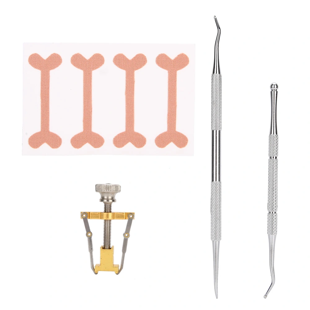 Stainless Steel Ingrown Toenail Corrector Toenail Picker File Toe Sticker Correction Tool Set