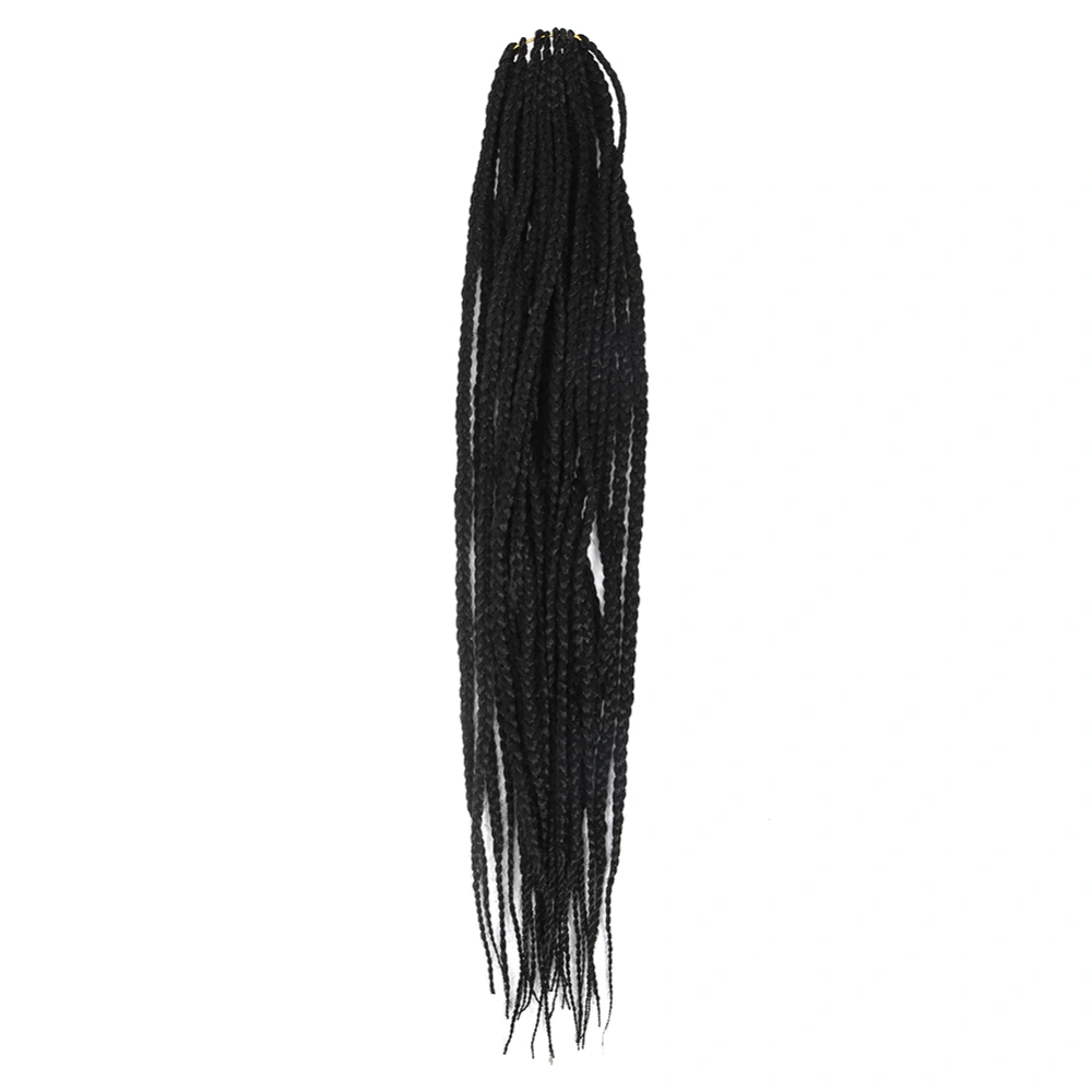 Twist Braid Hair Black High Temperature Synthetic Hair Extension Crochet Braiding Hair