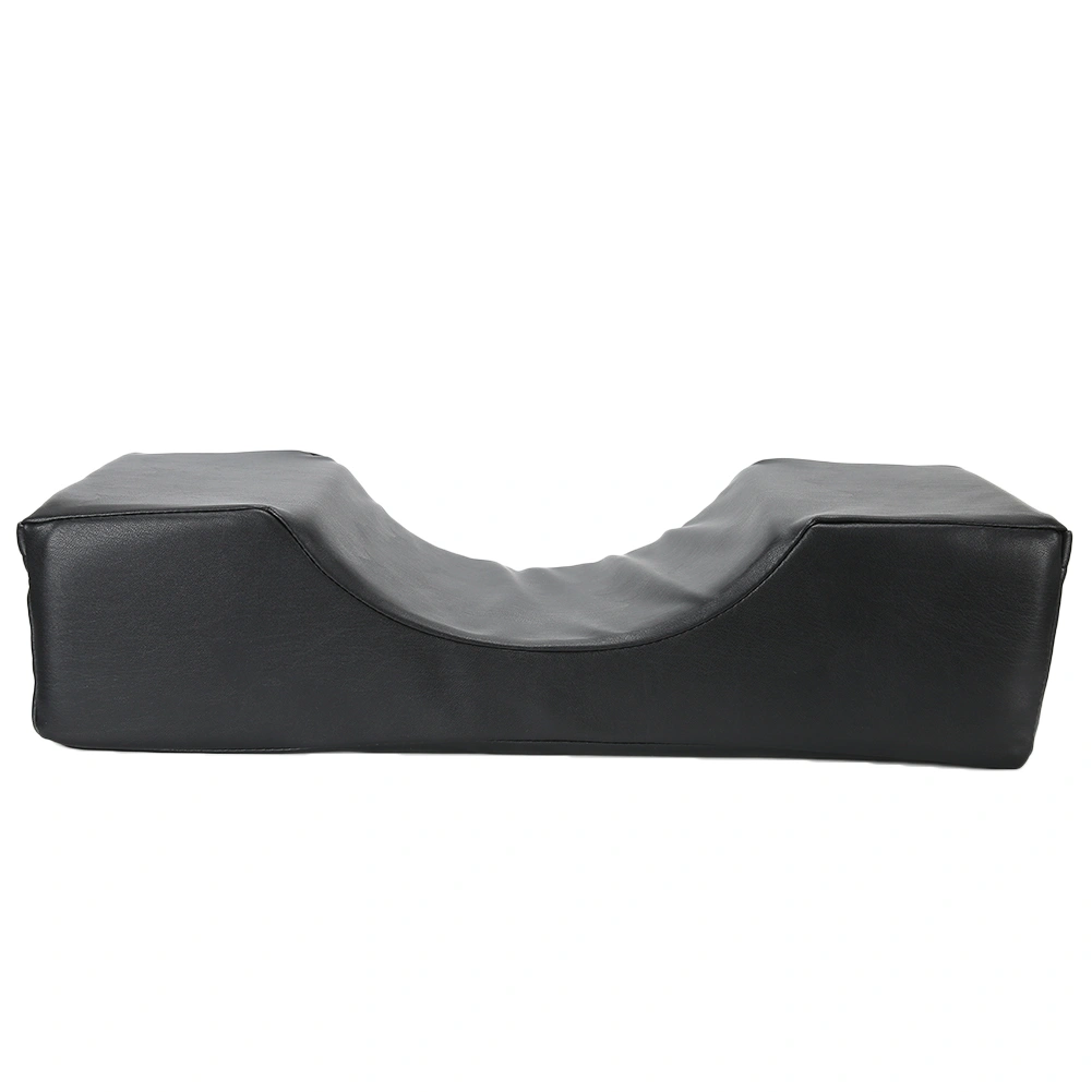 Household U Shaped Elastic Nail Art Hand Pillow Eyelashes Extension Rest PillowBlack PU