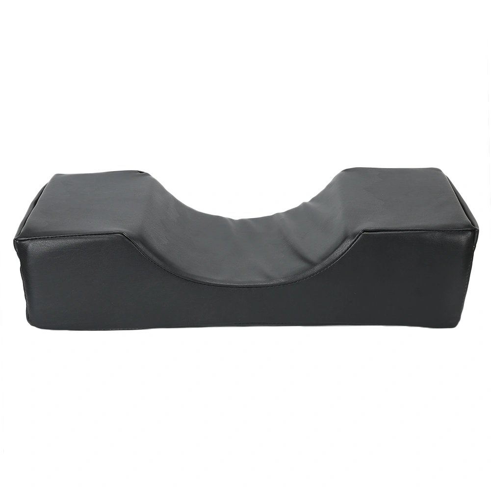 Household U Shaped Elastic Nail Art Hand Pillow Eyelashes Extension Rest PillowBlack PU
