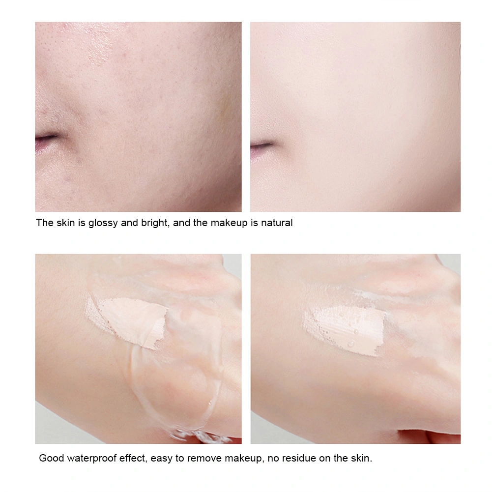 VIBELY Makeup Liquid Moisturizing Oil-Control Face Concealer Cream Makeup Tools 30mlNatural White