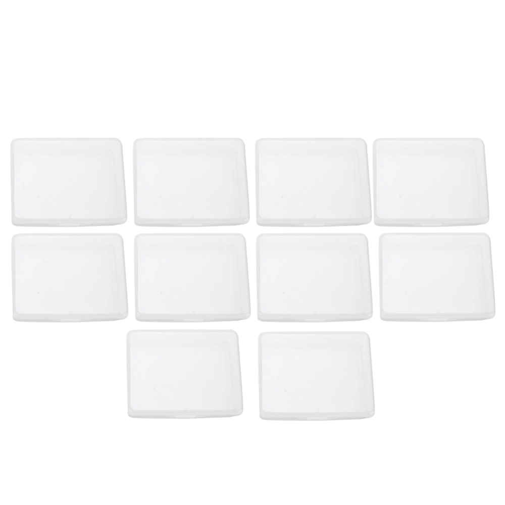 10pcs Transparent Box Small Portable Storage Collections Case Box for Tattoo Tools