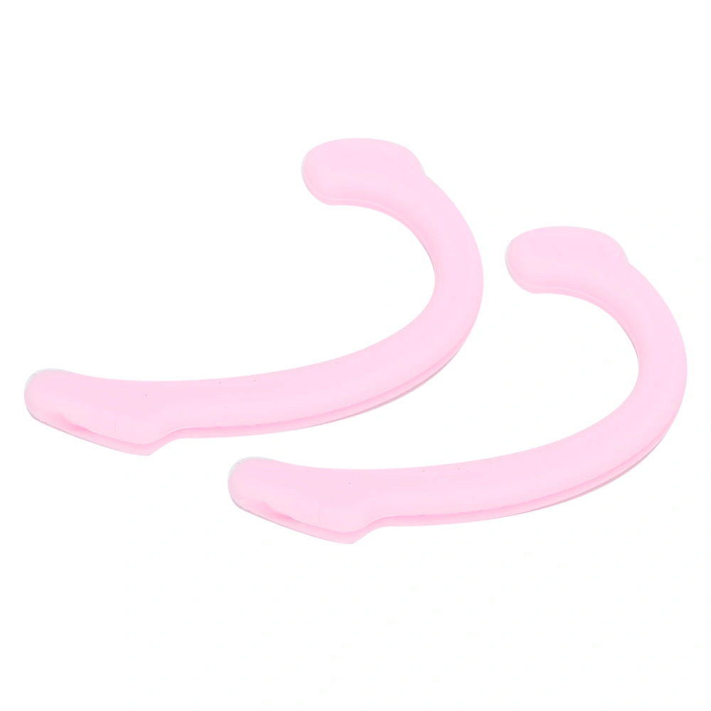 5 Pairs Mouth Muffle Ear Hook Soft Silicone Reusable Anti-Slip Mouth Muffle Ear Grips(Pink )