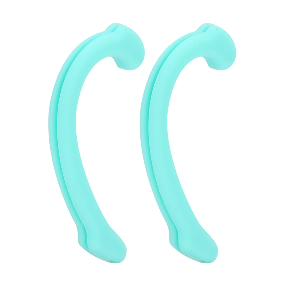 5 Pairs Mouth Muffle Ear Hook Soft Silicone Reusable Anti-Slip Mouth Muffle Ear GripsGreen