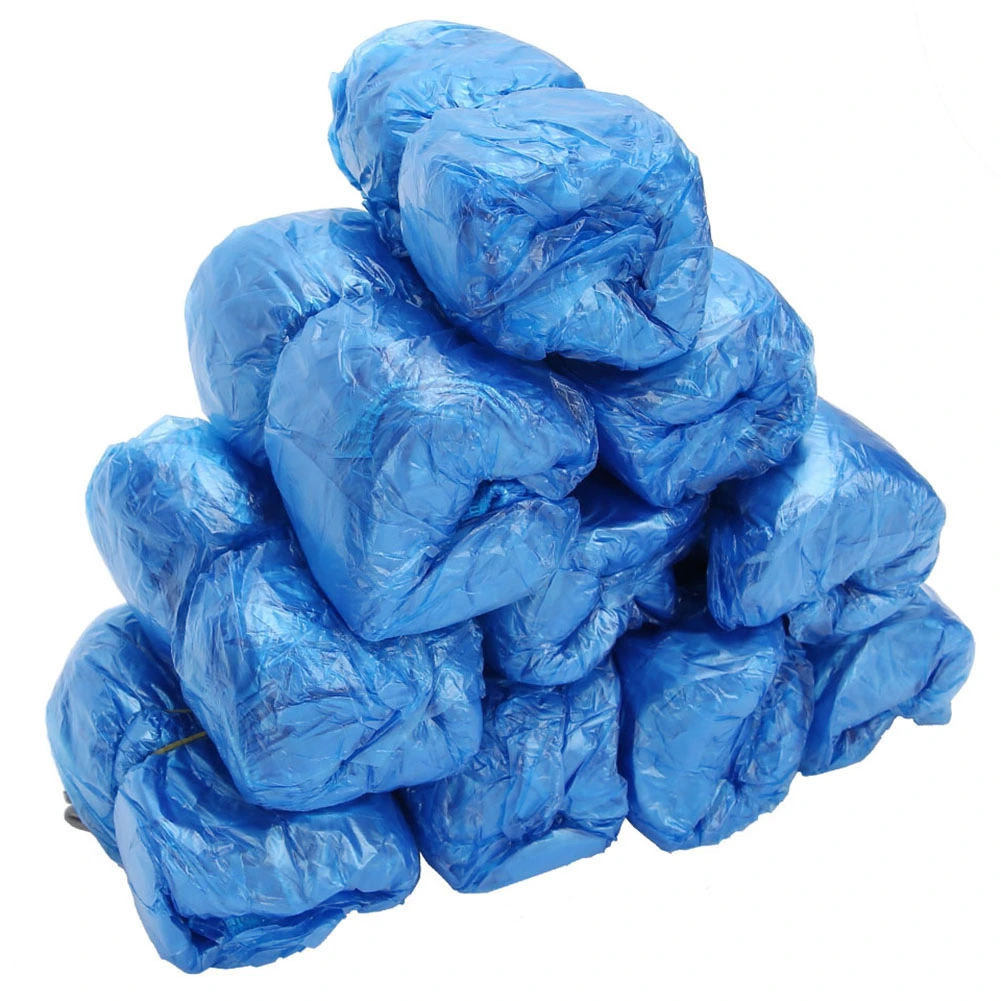 100pcs PE Disposable Household Shoe Cover Thickened Waterproof Dustproof Shoe Protector