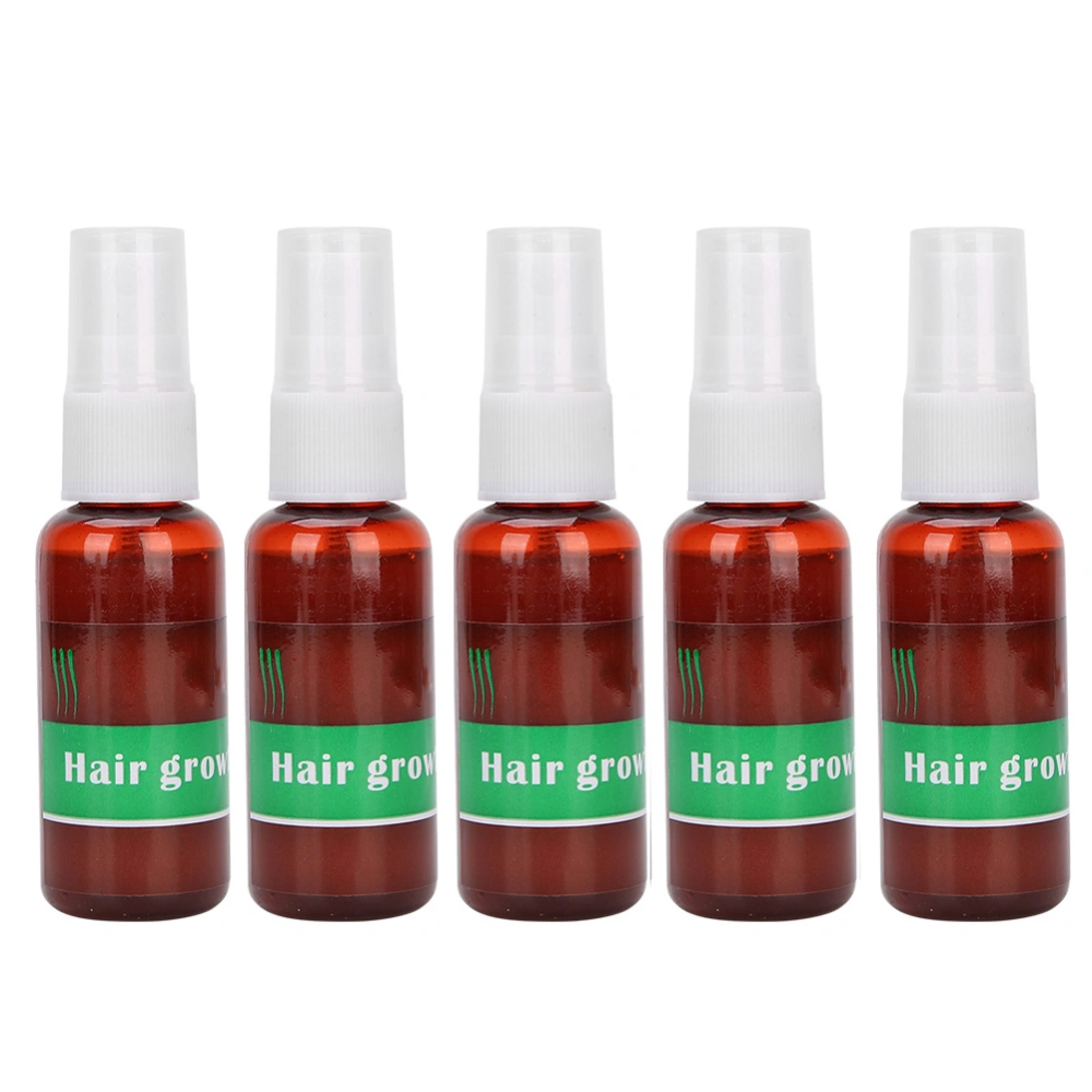 5pcs Hair Regrowth Fast Hair Growth Serum Oil Anti Hair Loss Nourishing Hair Growth Liquid 30ml