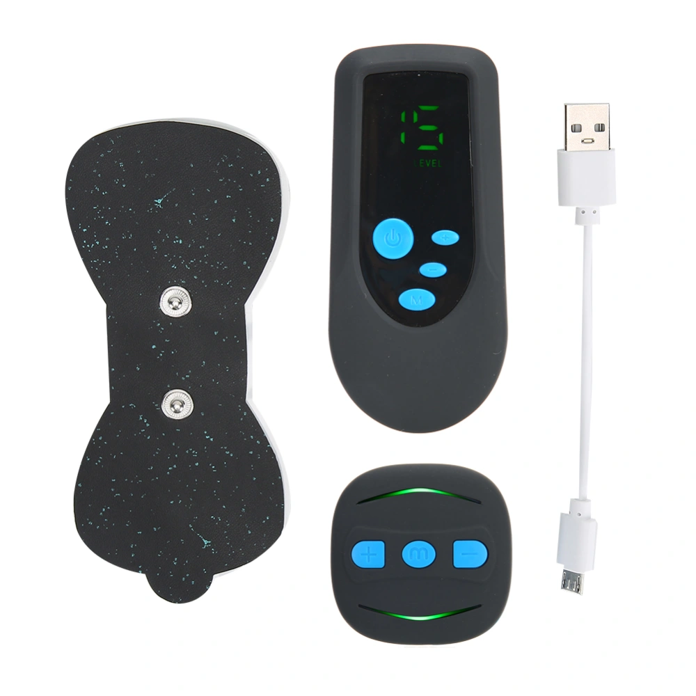 EMS Pulse Massager Mini Relive Fatigue Neck Body Muscle Massager Stimulator (Remote Control Type)