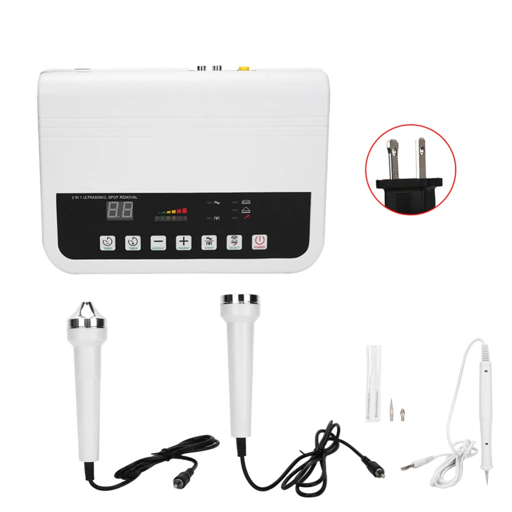 Ultrasonic Freckle Spots Removal Machine Detoxifying Face Care Machine for Home SalonUS Plug 110V