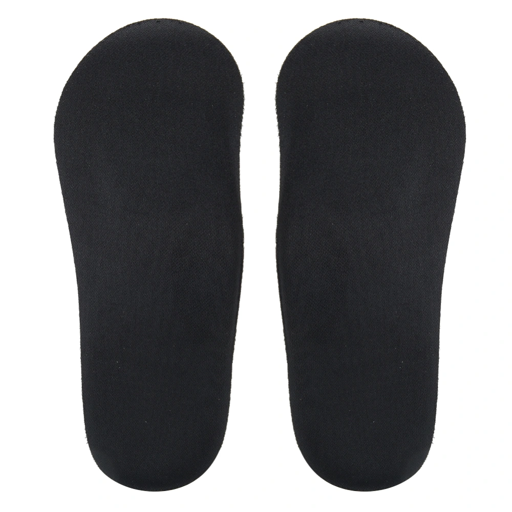 1 Pair Insole Arch Support Sweat Absorption Super Soft Foot Shoe Sole Pad InsolesBlack L