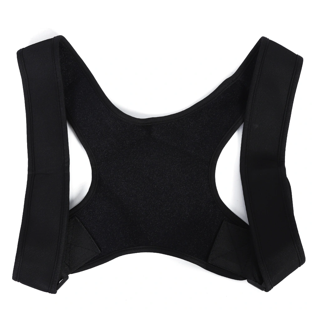 Men Women Hunchback Posture Corrector Adjustable Shoulder Back Support Brace BeltAverage Size Black