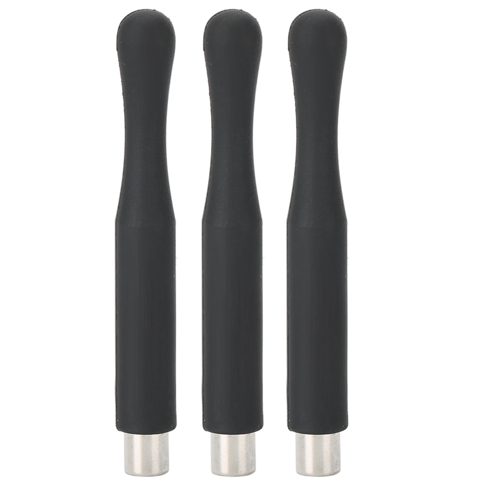 3pcs Cylindrical Nail Polish Magnetic Stick UV Gel Polish Magnet Stick Manicure ToolBlack