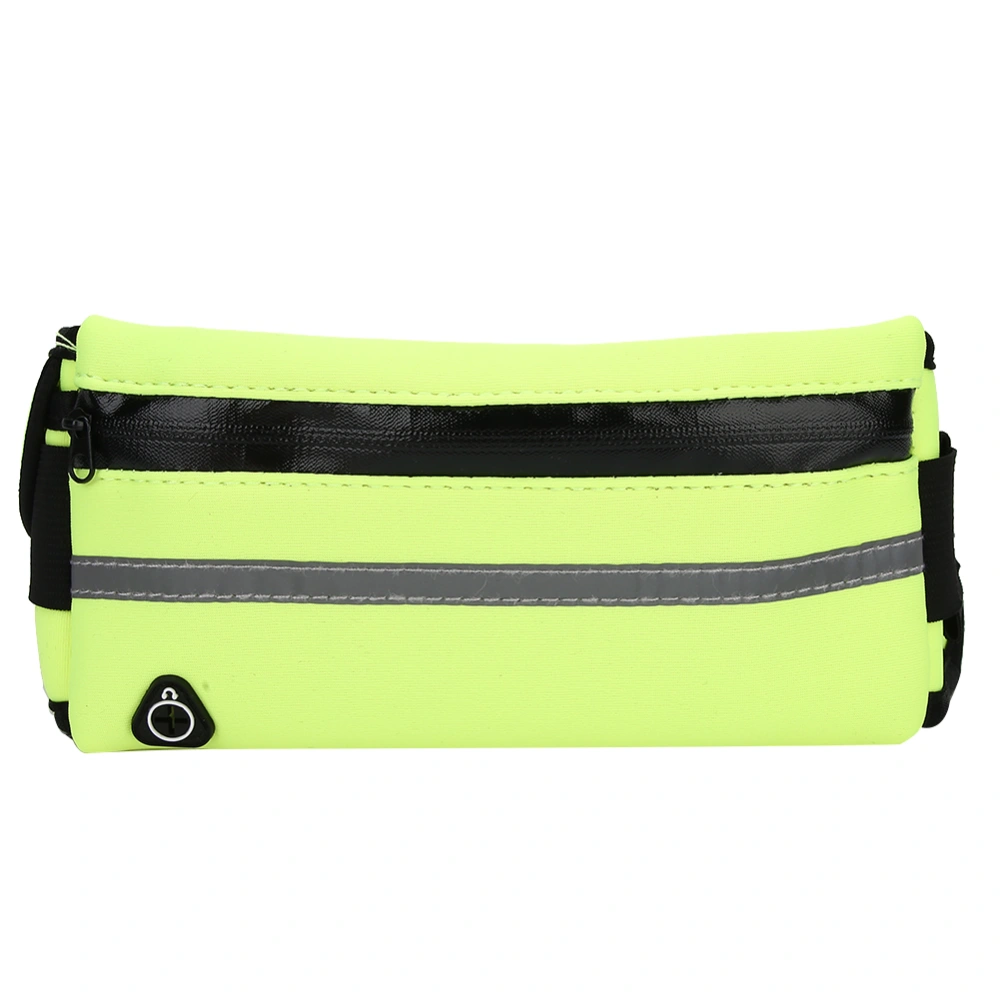 Multi Functional Outdoor Sports Waist Bag Mobile Phone Storage Bag with Reflective Strip(Fluorescence Green )