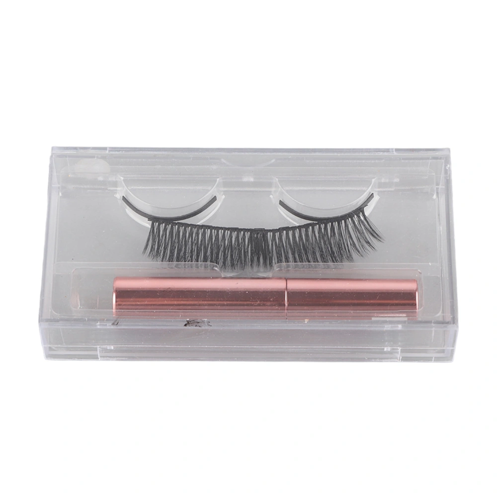 Long Thick Magnet False Eyelashes Magnetic Liquid Eyeliner Eyelash Makeup Tool Set014