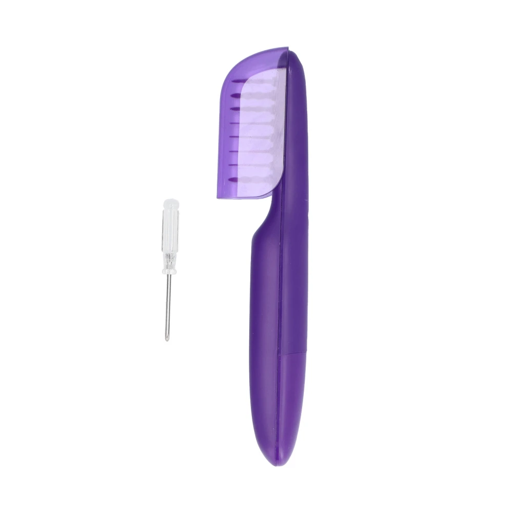 Electric Detangling Brush Portable Children Adult Wet Dry Hair Detangler Vibrating CombPurple