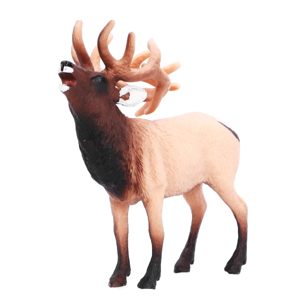 Lifelike Reindeer Figure Toy Decorative Miniature Reindeer Model Toy Forest Animals Model