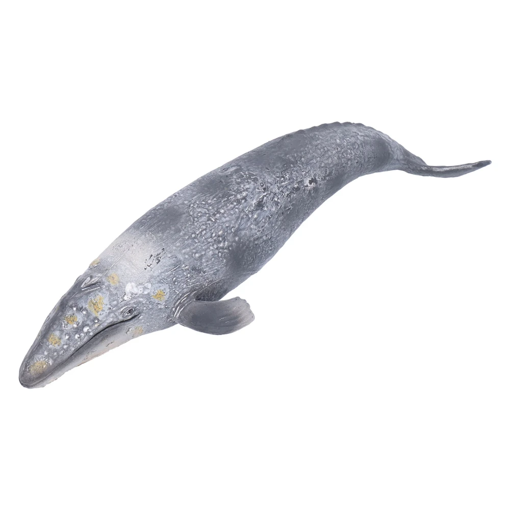 Simulated Grey Whales Figurine Collection Sea World Fake Fish Educational Model Toys