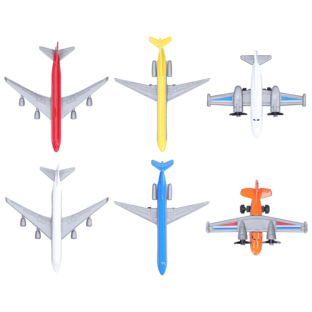 Airplane Set for Kids Mini Children Airplane Model Highly Simulation Alloy Model Set