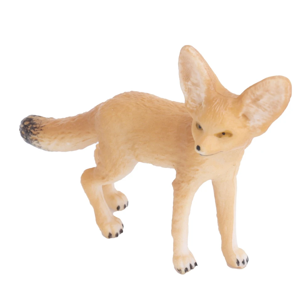 Fox Figurines Toy Wild Forest Animal Miniature Creatures Figures Educational Toy