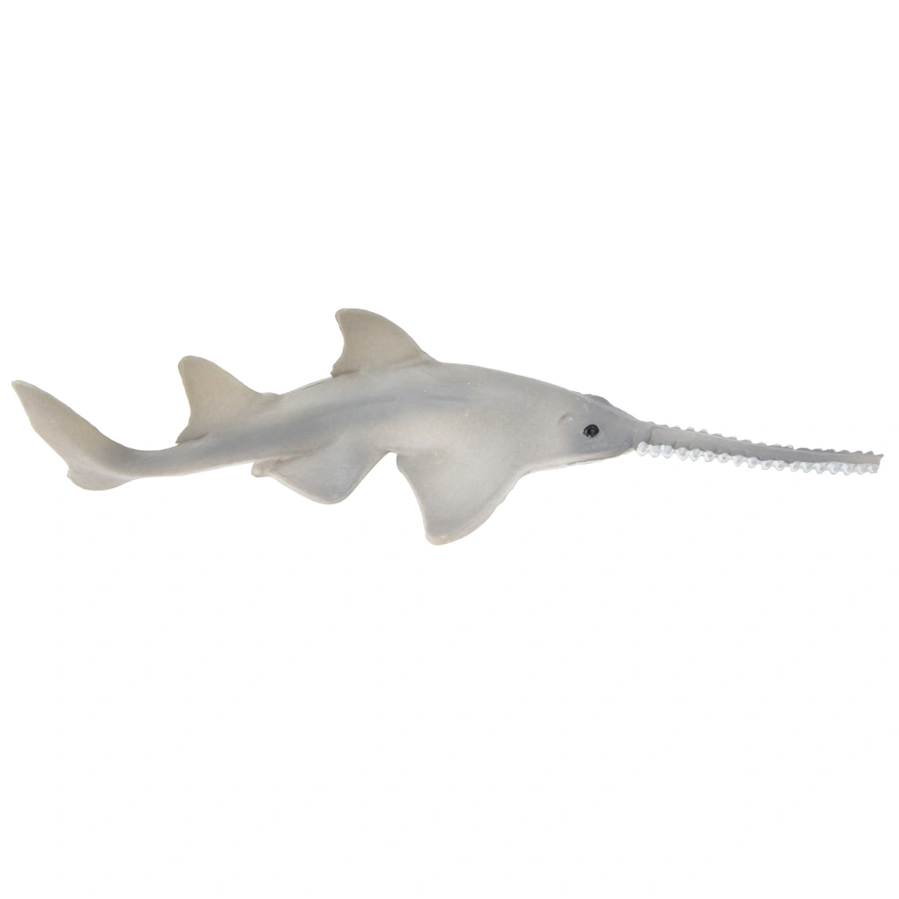 Lifelike Mini Sea Creature Toys Children's Plastic Sawfish Toy Sealife Creature Figures