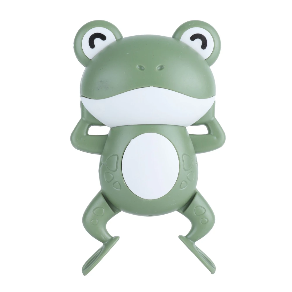 Baby Bath Toys Clockwork Swimming Cute Frogs Floating WindUp Bathtub Toys for Children(Green )