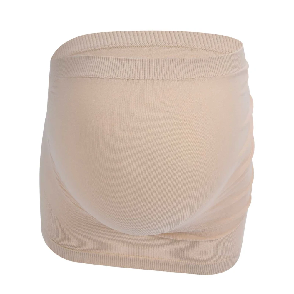 Maternity Belly Belt Breathable Elastic Soft Pregnancy Back Support Bands for Pregnant WomenSkin Color XL