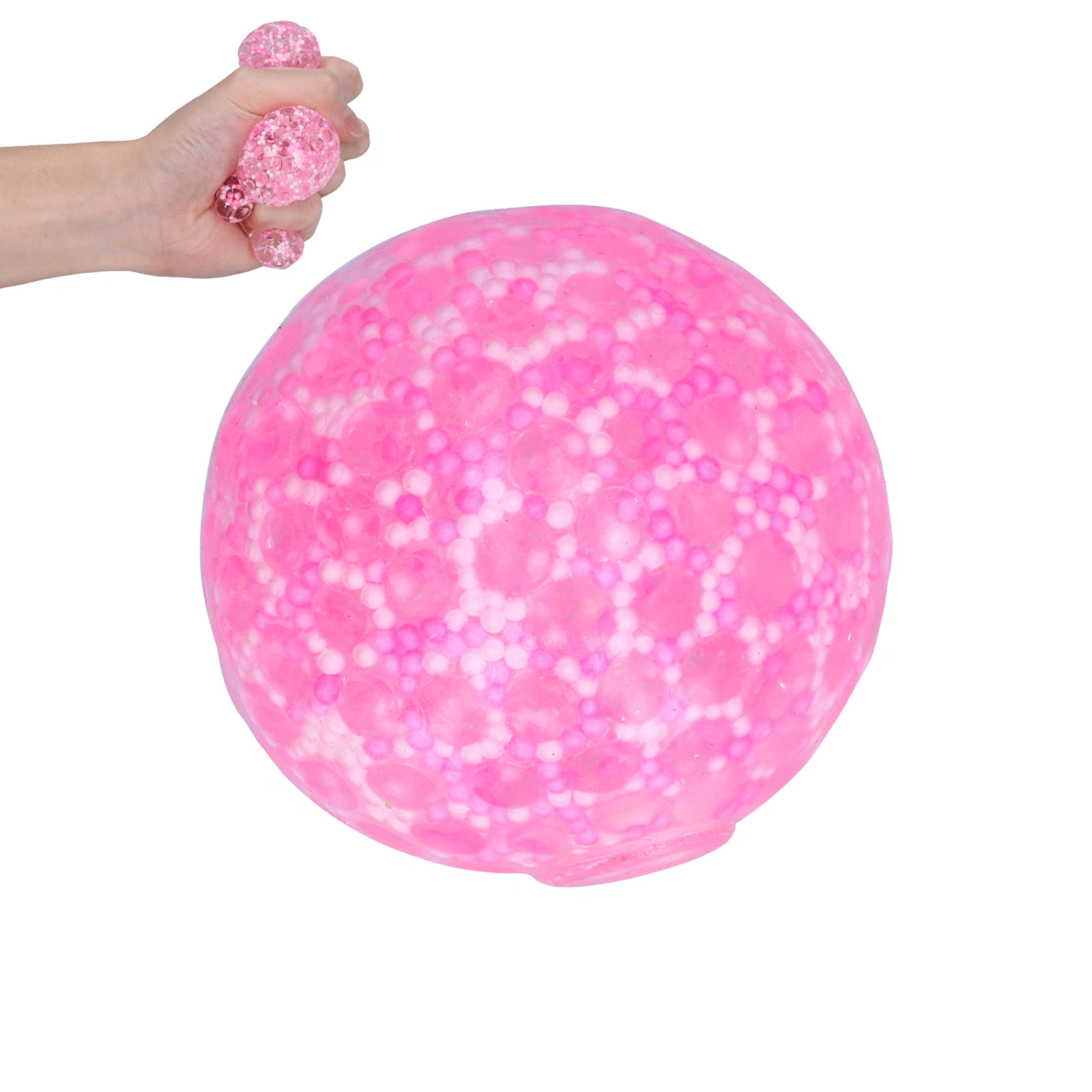 Stress Relief Ball Squeeze Anxiety Relief Decompression Ball Toy for Children Above 3 Years OldPink