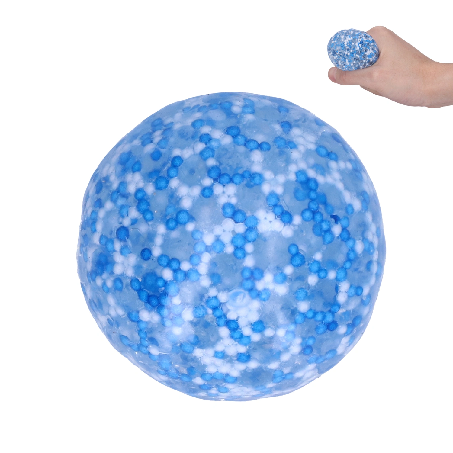 Stress Relief Ball Squeeze Anxiety Relief Decompression Ball Toy for Children Above 3 Years OldBlue