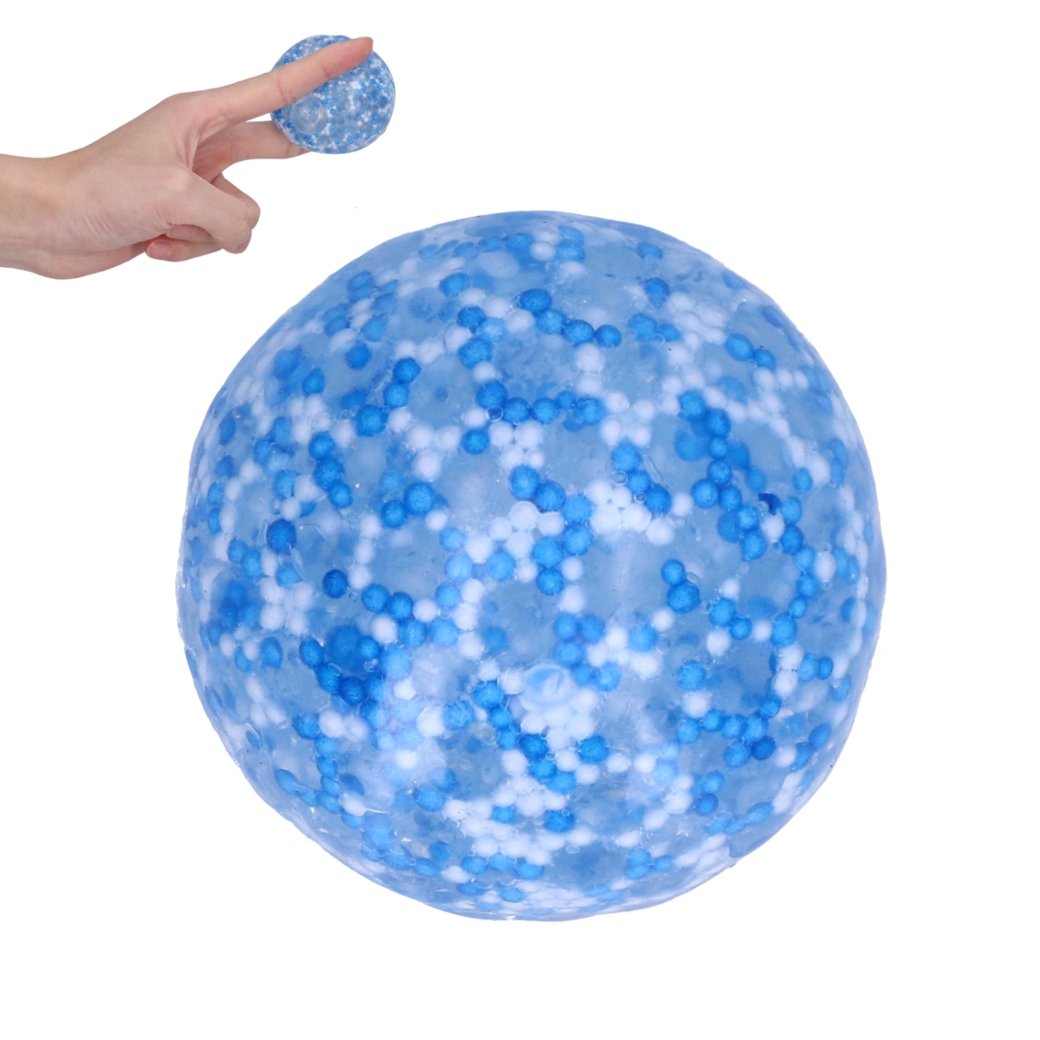 Stress Relief Ball Squeeze Anxiety Relief Decompression Ball Toy for Children Above 3 Years OldBlue