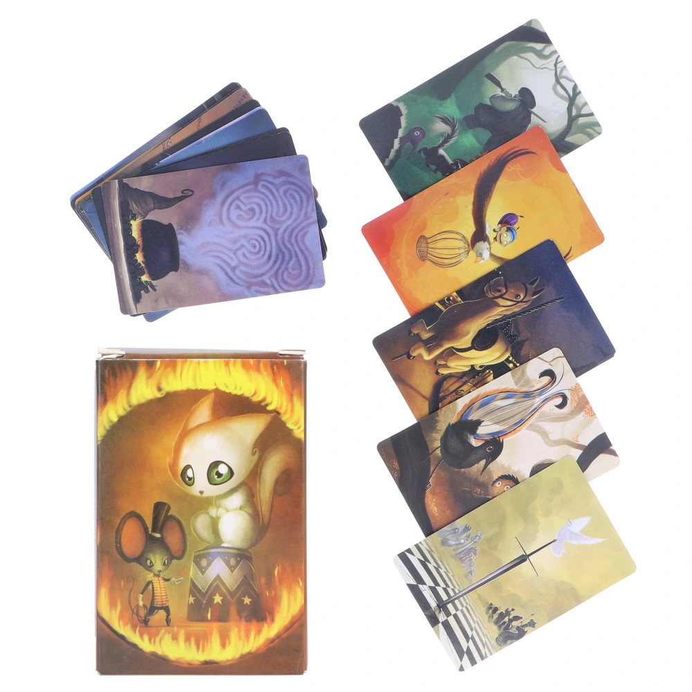 Adult Entertainment Coated Paper Tarot Cards Divination Playing Cards Interaction Board Game Card