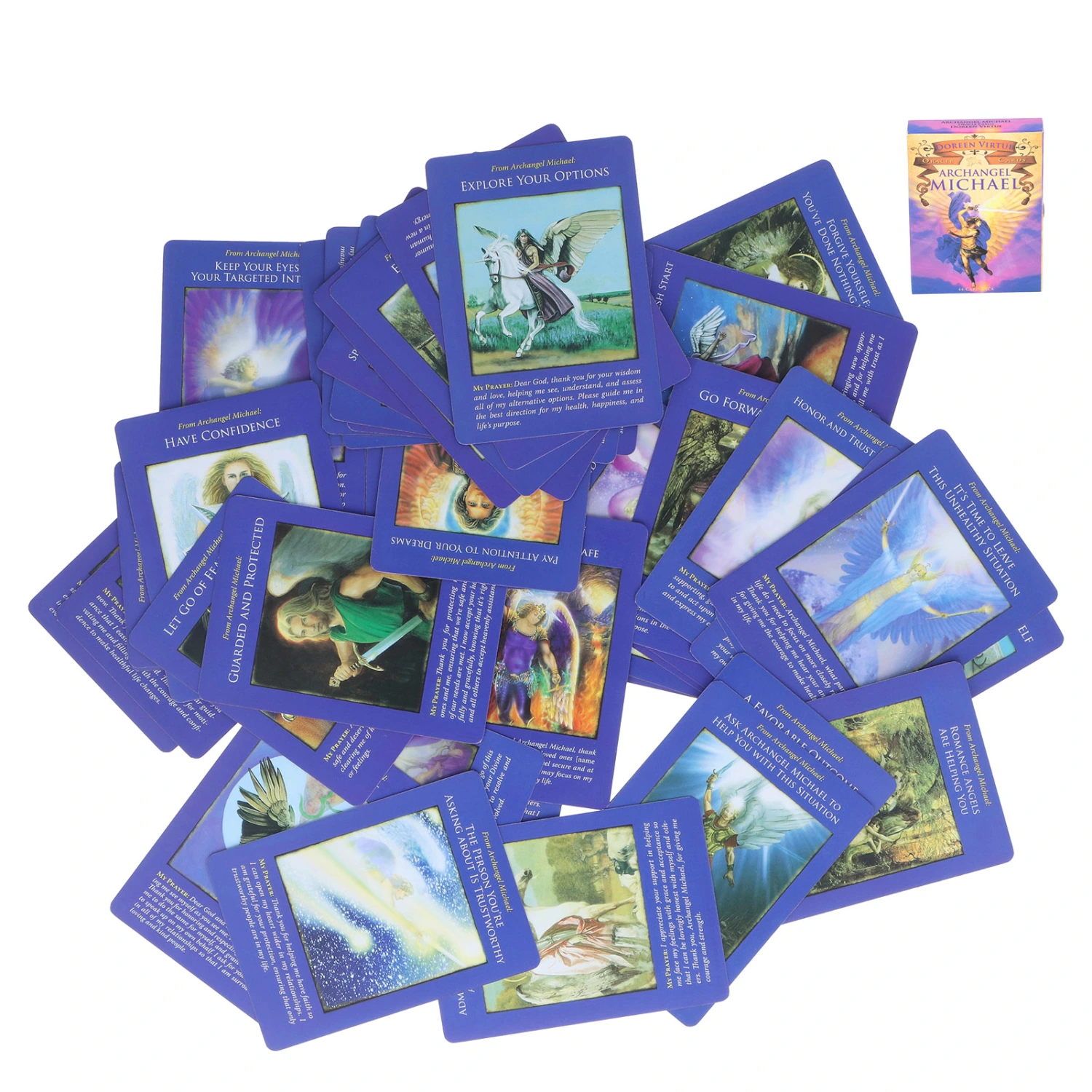 44‑Deck Guidebook Tarot Cards Hologram Paper Divination Playing Cards Entertainment Board Game
