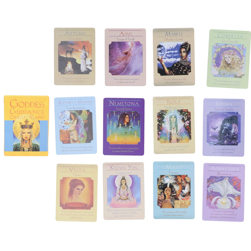 Guidance Tarot Card Set Future Telling Divination Tarot Deck Party Board Game Gift