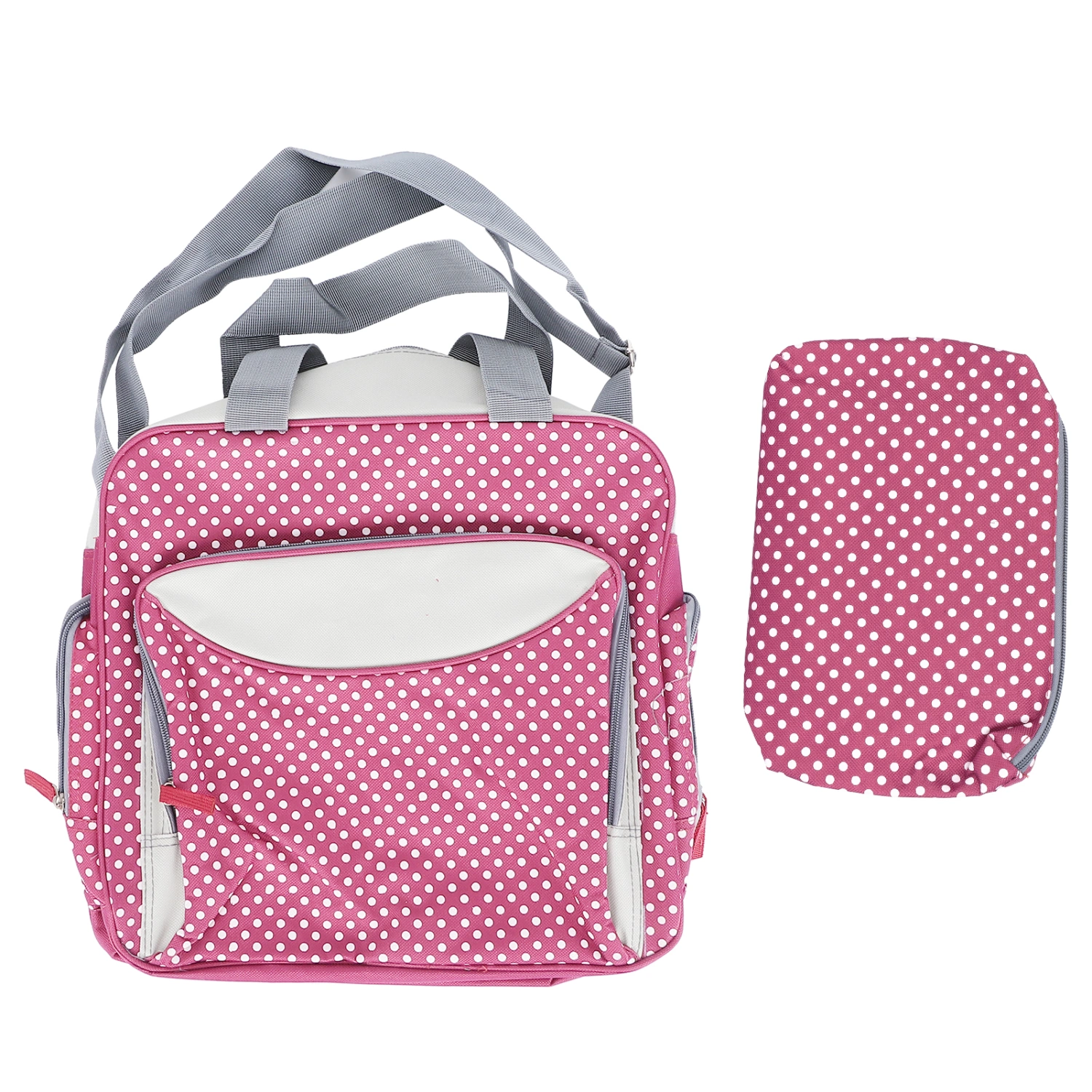MultFunctional Waterproof Mom Shoulder Bag Dot Pattern Travel Portable Shopping Diaper Bag